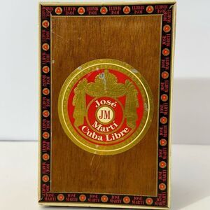 Vintage Lonsdale JM Jose Marti Cube Libre Cigar Box